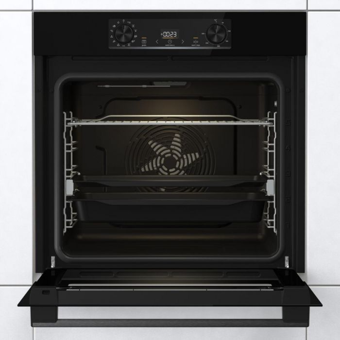 Духовка Gorenje BOS6737E13BG/ 77 л/ A+/IconLed/гриль/піроліз/швидкий нагрів/ приготування на пару/чорний