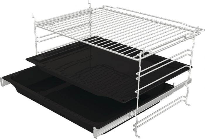 Духовка Gorenje BOS6737E06B/ 77 л/ IconLed/ гриль/ таймер/швидкий нагрів/ приготування на пару/чорний