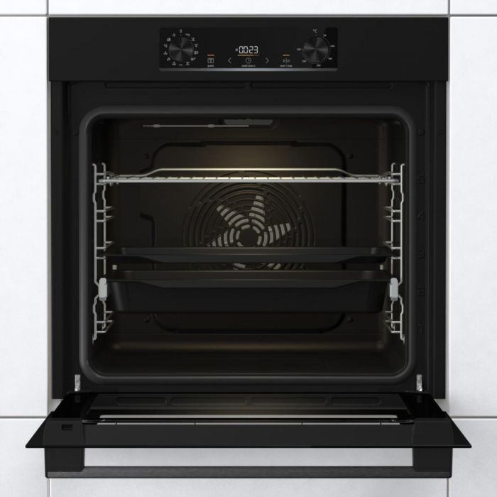 Духовка Gorenje BOS6737E06B/ 77 л/ IconLed/ гриль/ таймер/швидкий нагрів/ приготування на пару/чорний