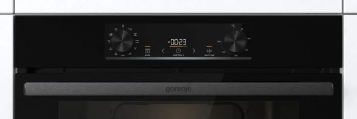 Духовка Gorenje BO6735E02BK /BIGSPACE/ мультифункціональна/ 77 л./ IconLed/ гриль/чорний