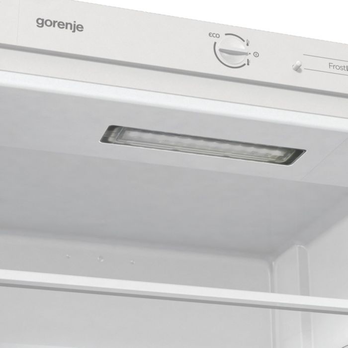 Вбуд. холодильник з мороз. камерою Gorenje RKI4182E1, 177х55х54см, 2 двері, 190( 73)л, А++, FrostLess , Зона св-ті, Білий