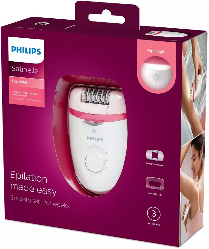 Епілятор PHILIPS Satinelle Essential BRE255/00