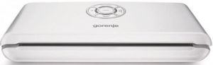 Вакуумний упаковщик GORENJE VS120W/електроне управління/120 Вт./ф-ція запаювання та вакуумування/білий
