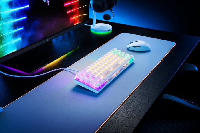 Набір кейкапів для клавіатури Razer Phantom US/UK 128шт. White
