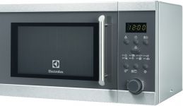 Мікрохвильова піч Electrolux EMS20300OX, 20 л, 800 Вт, Гриль, електрон. керування, Нержавіюча сталь
