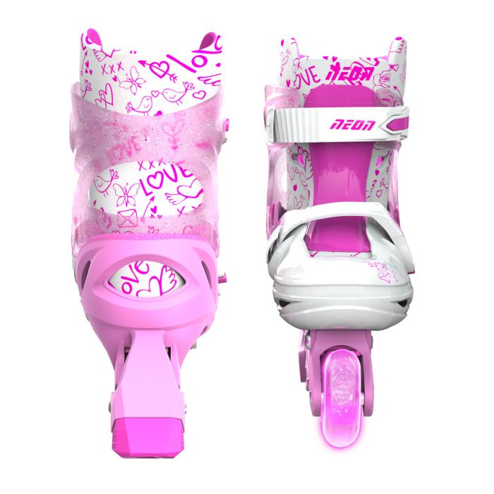 Роликові ковзани Neon Inline, розмір 30-33, рожевий