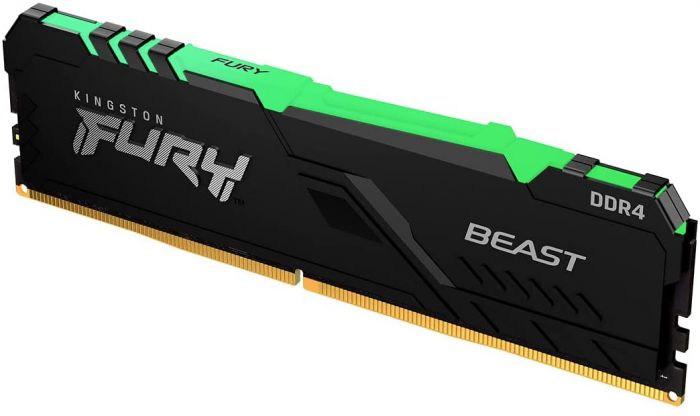 Пам'ять ПК Kingston DDR4 32GB KIT (16GBx2) 3200 FURY Beast RGB