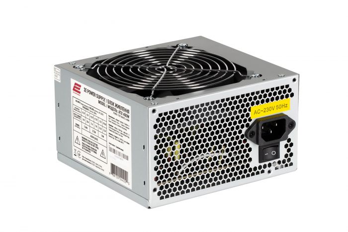 Корпус 2E BASIS (RD8603U-400) з БЖ 2EATX400,MiniT, Micro ATX,Mini ITX,2xUSB2.0,USB3.0,сталь з перфорацією(бічна панель),чорний