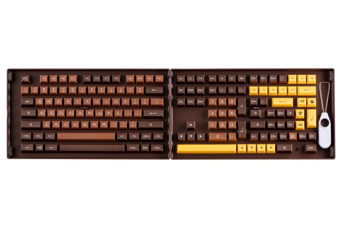 Akko Кейкапи Chocolate ASA Fullset Keycaps, EU, Blue