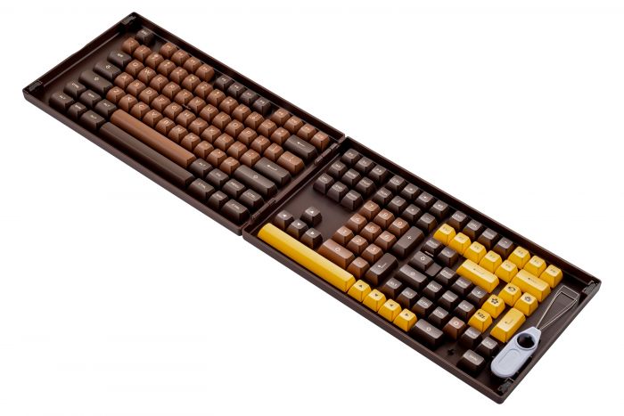 Akko Кейкапи Chocolate ASA Fullset Keycaps, EU, Blue