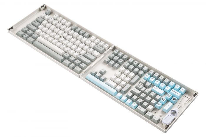 Akko Кейкапи Silent Fullset Keycaps, EU, Blue