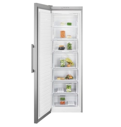 Морозильна камера Electrolux RUT7ME28X2, Висота - 186см,  280л, A++, NF, Електр. Керування, Дисплей, Нержавіюча сталь