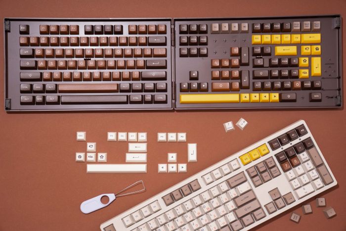 Akko Кейкапи Chocolate ASA Fullset Keycaps, EU, Blue
