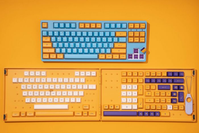 Akko Кейкапи Los Angeles ASA Fullset Keycaps, EU, Blue