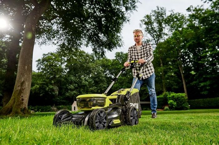 Газонокосарка Ryobi MAX POWER RY36LMX46A-140, 36В, акумуляторна, безщіткова, 46см, АКБ 1х4.0Ач