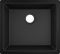 Кухонна мийка Hansgrohe S51 S510-U450/43431170/граніт/прямокутна/500х450х190/під стільницю/чорний графіт