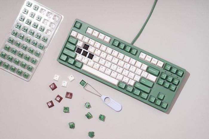 Akko Клавіатура 3087 Matcha Red Bean Cherry MX Brown, RU, Green