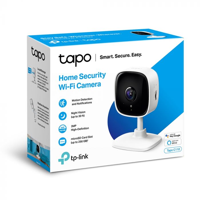IP-Камера TP-LINK Tapo C110 3MP N300 microSD motion detection