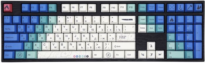 Клавіатура Varmilo VEA108 Summit R2 Cherry Mx Silent Red Multicolor