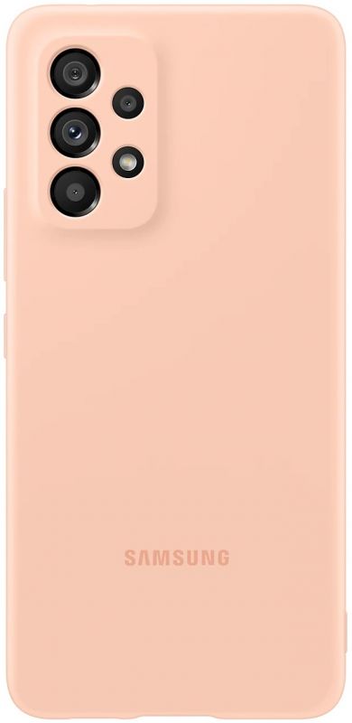 Чохол Samsung Silicone Cover для смартфону Galaxy A53 (A536) Peach