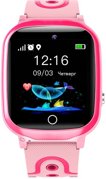 GoGPSme Дитячий GPS годинник-телефон ME K17 Рожевий