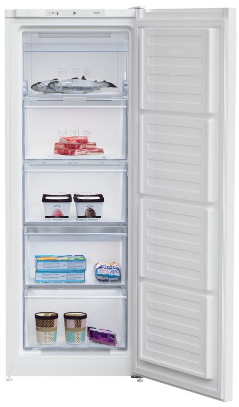 Морозильна камера BEKO RFNE200E20W, Висота - 145см,  168л, A+, NF, Електр. Керування, Білий