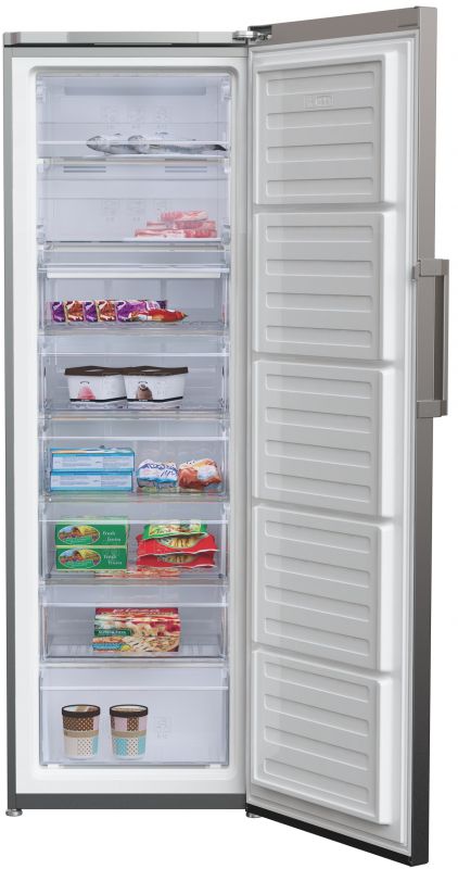 Морозильна камера BEKO RFNE312E23X, 185х60х65см,  277л, A+, NF, Дисплей, Нерж