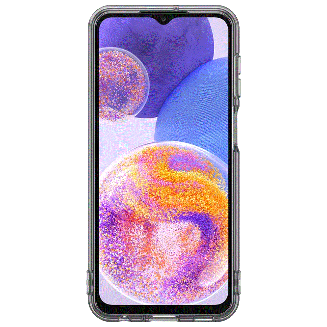 Чохол Samsung Soft Clear Cover для смартфону Galaxy A23 (A235) Black