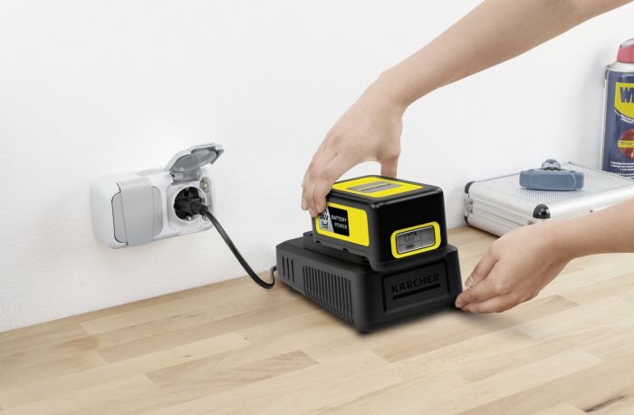 Швидкозарядний набір Karcher, зарядний пристрій, акумулятор 36В, 2.5Ач