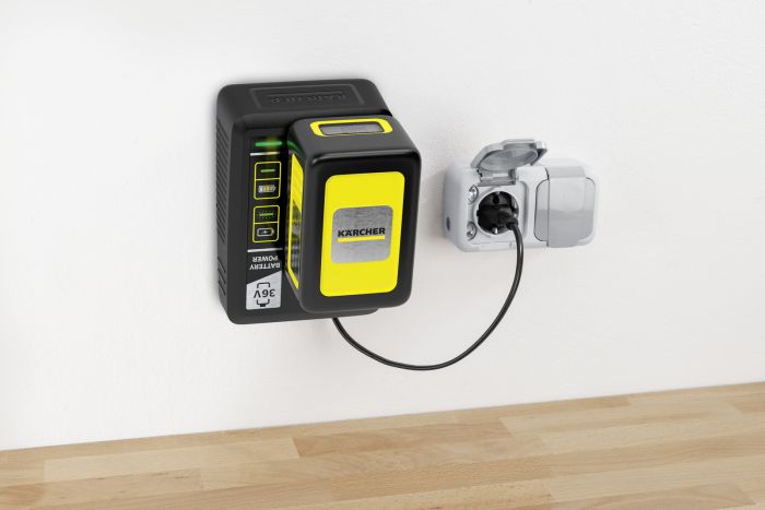Швидкозарядний набір Karcher, зарядний пристрій, акумулятор 36В, 2.5Ач