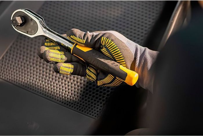 Набір інструменту Stanley, Набір торцевих головок, 1/2", 1/4", 72 од., кейс