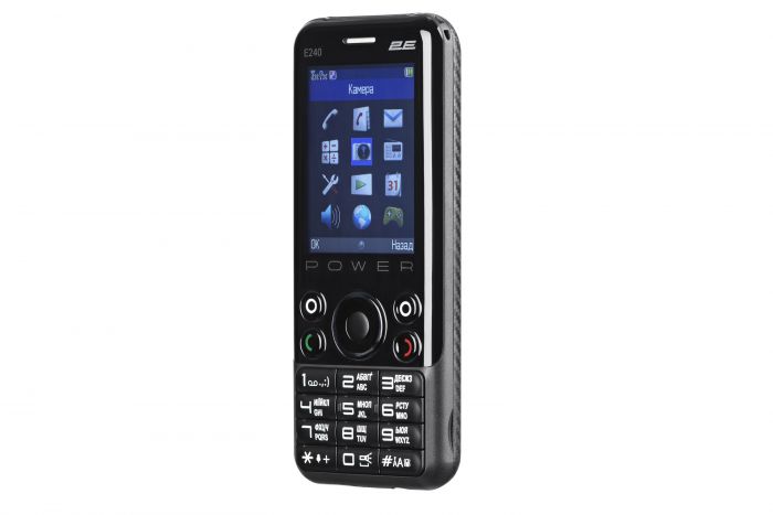 Мобільний телефон 2E E240 POWER 2SIM Black
