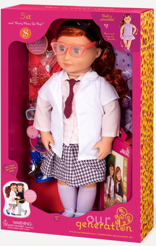 Лялька Our Generation DELUXE Сіа з книгою 46 см BD31113ATZ