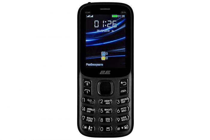 Мобільний телефон 2E E240 2019 2SIM Black