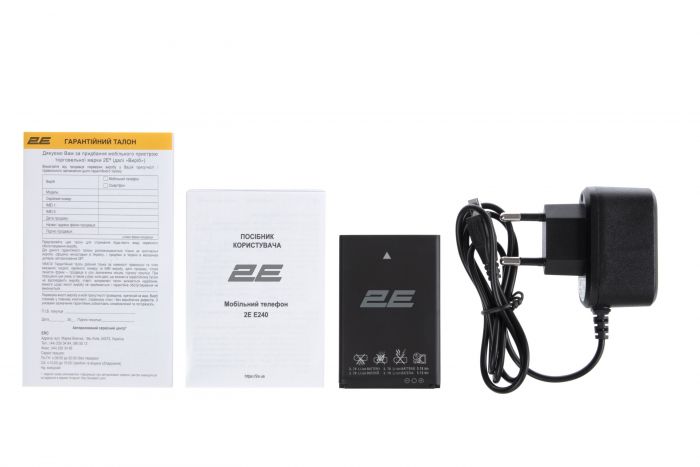 Мобільний телефон 2E E240 2019 2SIM Black