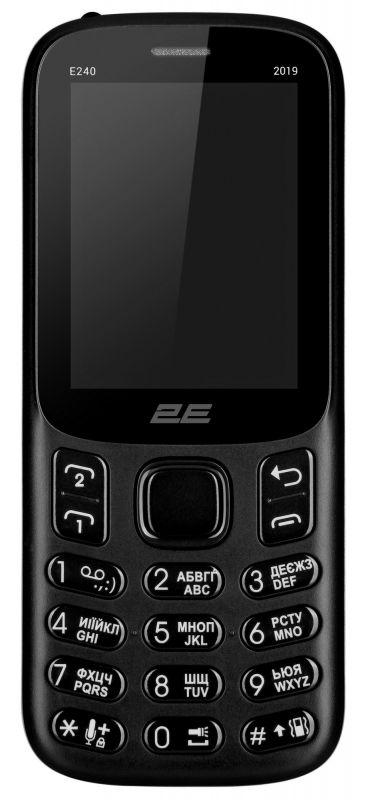 Мобільний телефон 2E E240 2019 2SIM Black