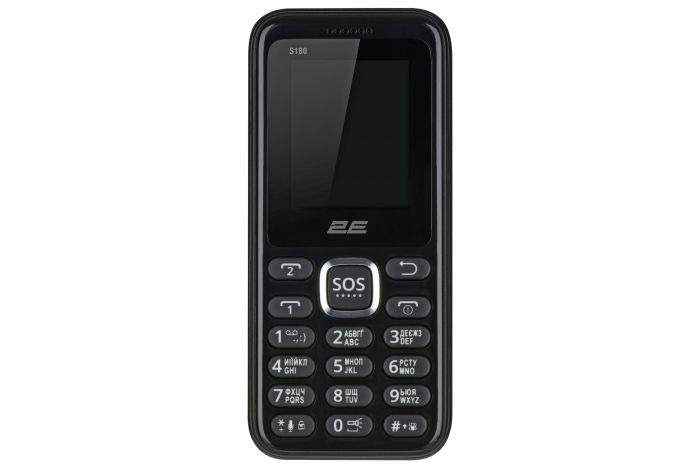 Мобільний телефон 2E S180 2SIM Black