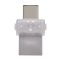 Накопичувач Kingston  128GB USB 3.1+Type-C DT Micro Metal Silver