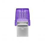 Накопичувач Kingston  128GB USB 3.2 Gen1 + Type-C DT microDuo 3C R200MB/s