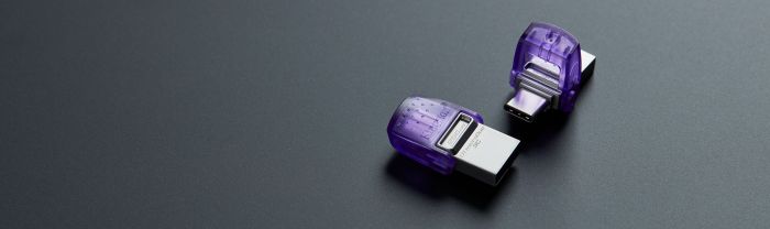 Накопичувач Kingston  256GB USB 3.2 Gen1 + Type-C DT microDuo 3C R200MB/s
