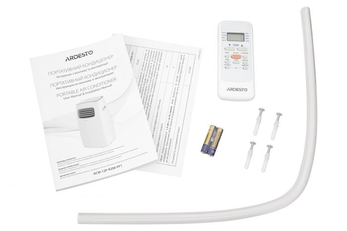Кондиціонер мобільний Ardesto ACM-12P-R290-PF1, 35 м2, R290
