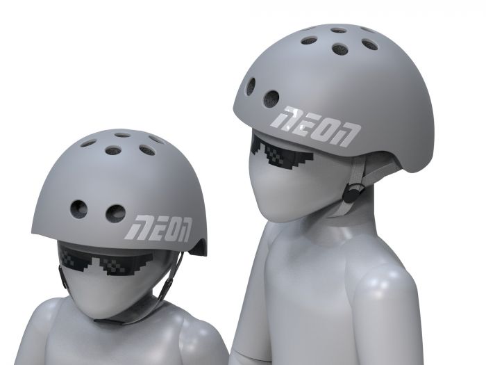 Захисний шолом Neon 2021 розмір M сірий