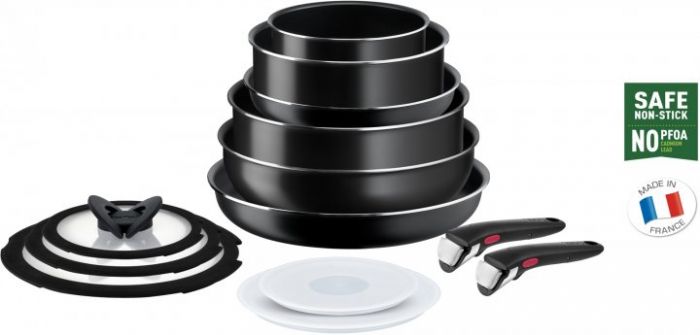 Набір посуду Tefal Ingenio Easy Cook&Clean, 13 предметів, алюміній