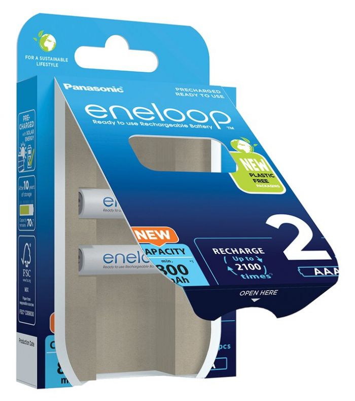 Акумулятор Panasonic Eneloop AAA 800 2BP mAh NI-MH