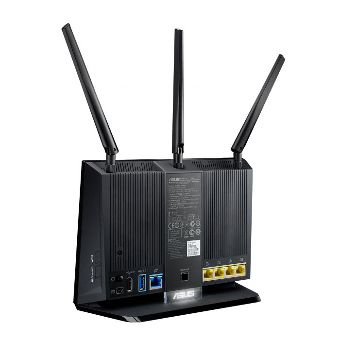 Маршрутизатор ASUS RT-AC68U 2PK AC1900 4xGE LAN 1xGE WAN 1xUSB3.0 1xUSB2.0 MU-MIMO MESH