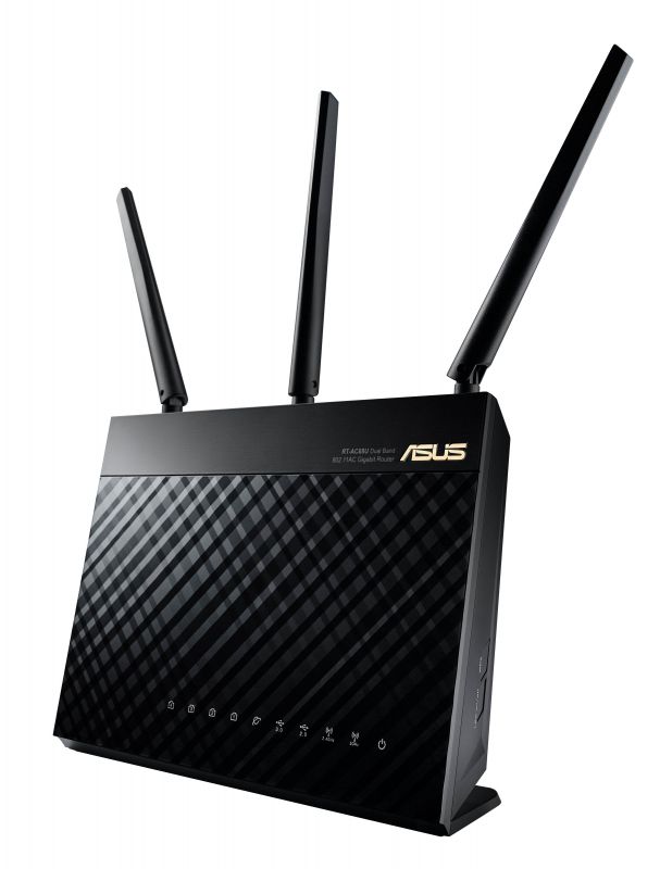 Маршрутизатор ASUS RT-AC68U 2PK AC1900 4xGE LAN 1xGE WAN 1xUSB3.0 1xUSB2.0 MU-MIMO MESH
