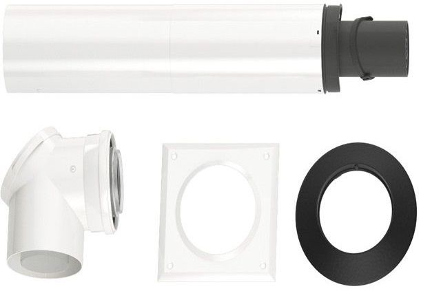 Комплект коаксіальний Bosch FC-Set80-C13x горизонтальний для конденсаційних котлів, довжина 335-530 мм, діаметр 80/125 мм
