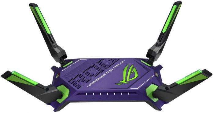 Маршрутизатор ASUS GT-AX6000 EVA EDITION 4xGE LAN 1x2.5GE LAN 1x2.5GE WAN 1xUSB 3.1 1xUSB 2.0 MU-MIMO OFDMA MESH