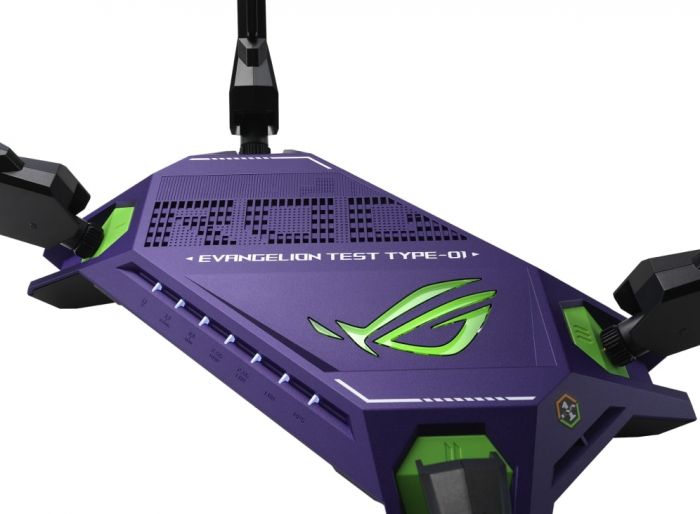 Маршрутизатор ASUS GT-AX6000 EVA EDITION 4xGE LAN 1x2.5GE LAN 1x2.5GE WAN 1xUSB 3.1 1xUSB 2.0 MU-MIMO OFDMA MESH