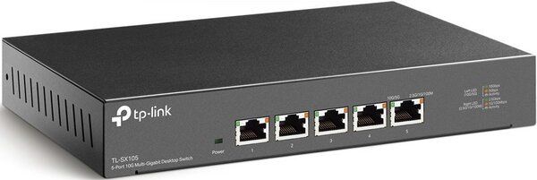 Комутатор TP-LINK TL-SX105 5x10GE некерований Метал. корпус